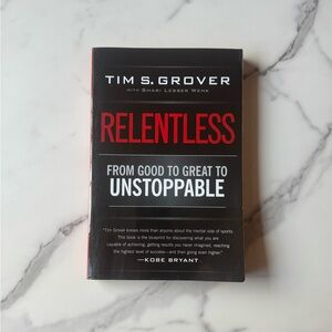 Relentless by Tim S. Grover Paperback Book From Good To Great To Unstoppable